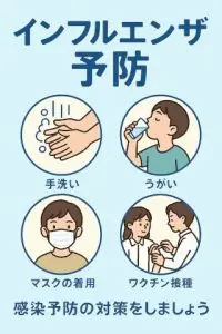 インフルエンザ患者に濃厚接触した場合は予防薬で対策
